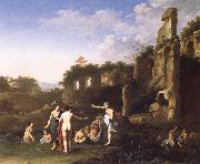 POELENBURGH, Cornelis van, Women Bathing in a Landscape